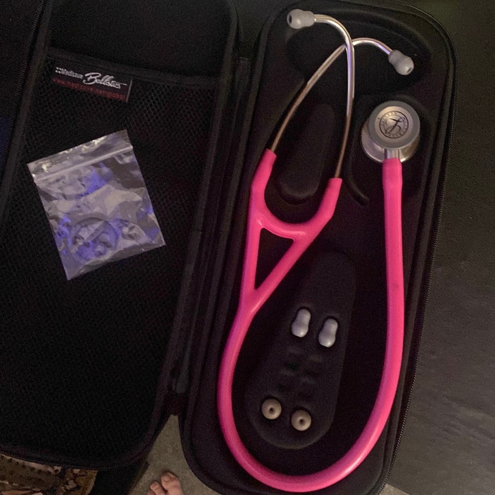 Litmann stethoscope. Pink. Extra accessories. Special edition.